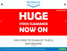 Tablet Screenshot of dunkleytiles.co.uk